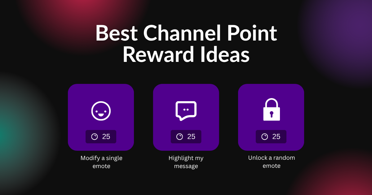 Best Channel Point Reward Ideas for Twitch & Kick (2026)