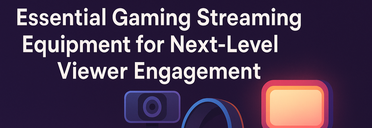 Essential Gaming Streaming Equipment for Next-Level Viewer Engagement