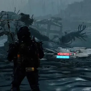 Death Stranding Whale BT Boss Fight 